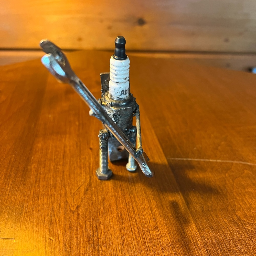 Spark plug wrench man.